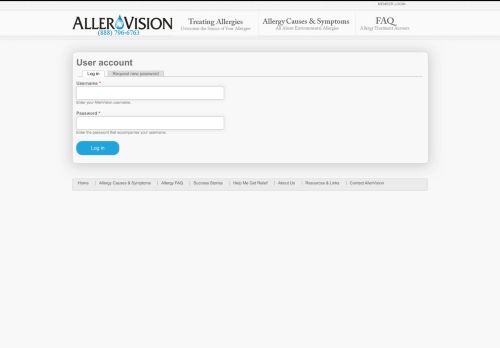 
                            13. User account | AllerVision