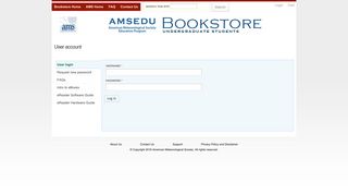 
                            4. User account | AMSEDU Bookstore