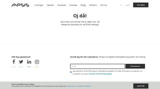 
                            8. User account | apsis.se