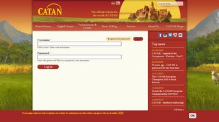 
                            1. User account | Catan.com