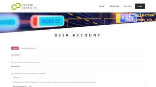 
                            3. User account | Colibri-Concepts GmbH