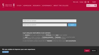 
                            4. User account | College of Europe