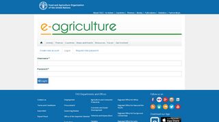 
                            4. User account | E-Agriculture - FAO