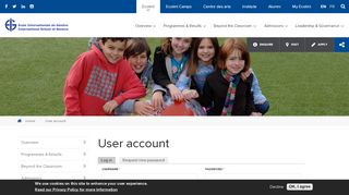 
                            4. User account | Ecolint | International School of Geneva