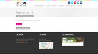
                            13. User account | ESN Barcelona UB