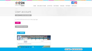 
                            5. User account | ESN Roma Tre