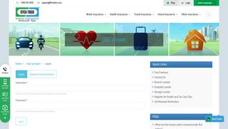 
                            3. User account | IFFCO Tokio General Insurance Company in India