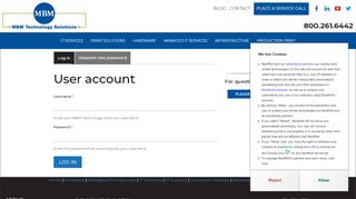 
                            6. User account | MBM Technology Solutions