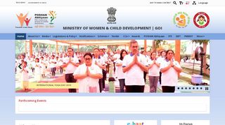 
                            2. User account - Ministry of Women and Child Development