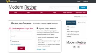 
                            5. User account | Modern Retina