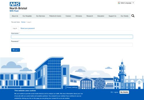 
                            2. User account | North Bristol NHS Trust