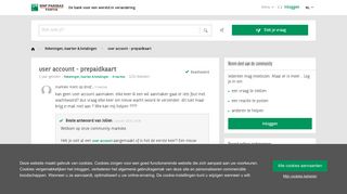 
                            7. user account - prepaidkaart | Community BNP Paribas Fortis