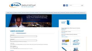 
                            1. User account | Pula Medical Aid Fund