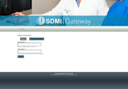 
                            3. User account | SDMI Gateway