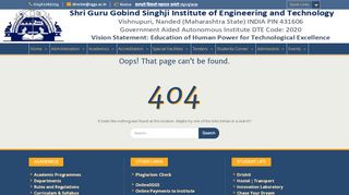 
                            4. User account | Shri Guru Gobind Singhji Institute of Engineering ...