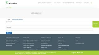 
                            1. User account | SPi Global
