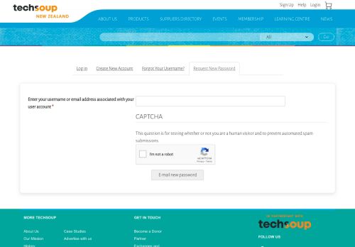 
                            4. User account | Techsoup New Zealand - TechSoup NZ