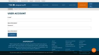 
                            2. User account - TIBCO Jaspersoft