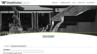 
                            9. User account | Wealthview Capital