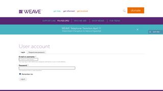 
                            4. User account - WEAVE, Inc.