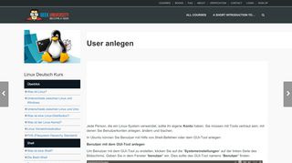 
                            7. User anlegen | Linux Deutsch - Geek University