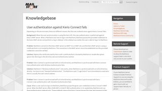 
                            13. User authentication against Kerio Connect fails - Powered by Kayako ...