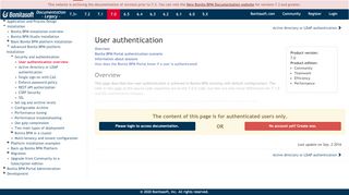 
                            4. User authentication | Bonita Documentation