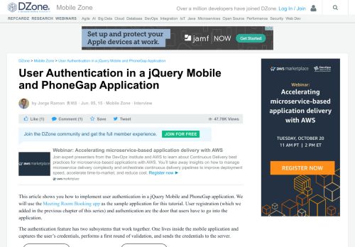
                            2. User Authentication in a jQuery Mobile and PhoneGap Application ...