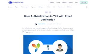 
                            4. User Authentication in Yii2 with Email verification - Cloudways