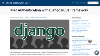 
                            5. User Authentication with Django REST Framework