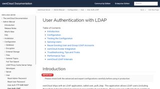 
                            4. User Authentication with LDAP — ownCloud 10.0.10 Server ...