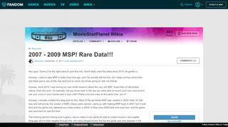 
                            10. User blog:Barooshi3/2007 - 2009 MSP! Rare Data ... - Fandom