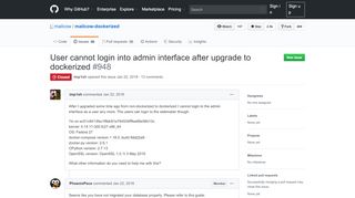 
                            12. User cannot login into admin interface after upgrade to dockerized ...