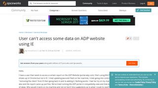 
                            7. User can't access some data on ADP website using IE - Windows ...