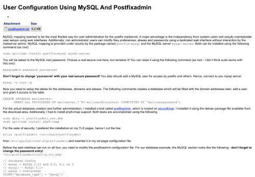 
                            9. User Configuration Using MySQL And Postfixadmin - nesono