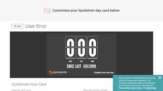 
                            5. User Error - IT Cards - Spiceworks