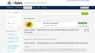 
                            5. User Guide - Connecting to your Virtual Machine (SSH and Console ...