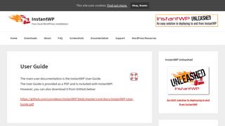 
                            2. User Guide - InstantWP