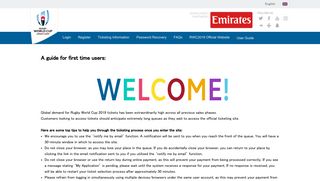 
                            9. User Guide - Rugby World Cup 2019 Official Ticketing Site