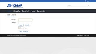 
                            7. User Log In - CMAP