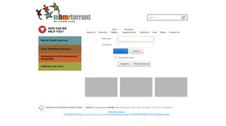 
                            12. User Log In - MHMR Tarrant County