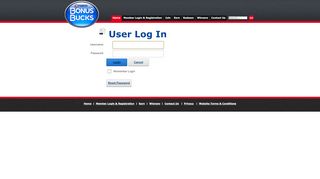 
                            2. User Log In - Pioneer Bonus Bucks