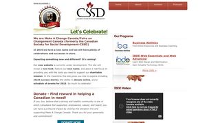
                            5. User Login - Canadian Society for Social Development-CSSD