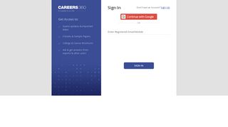 
                            1. User Login - Careers360