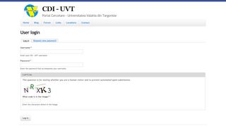 
                            12. User login | CDI - UVT