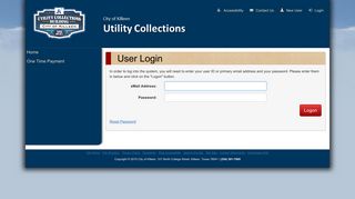 
                            3. User Login - City of Killeen