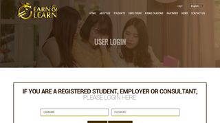 
                            4. User Login – Earn and Learn