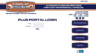 
                            9. User Login - Findlay Auto Plus