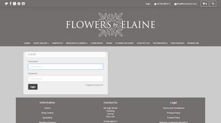 
                            10. user login | Flowers by Elaine | Dorking, Surrey