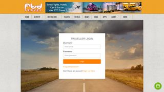 
                            7. User Login - FTD Travel